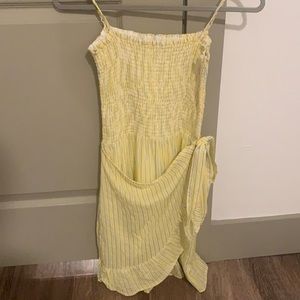 Idem Ditto yellow mini dress small